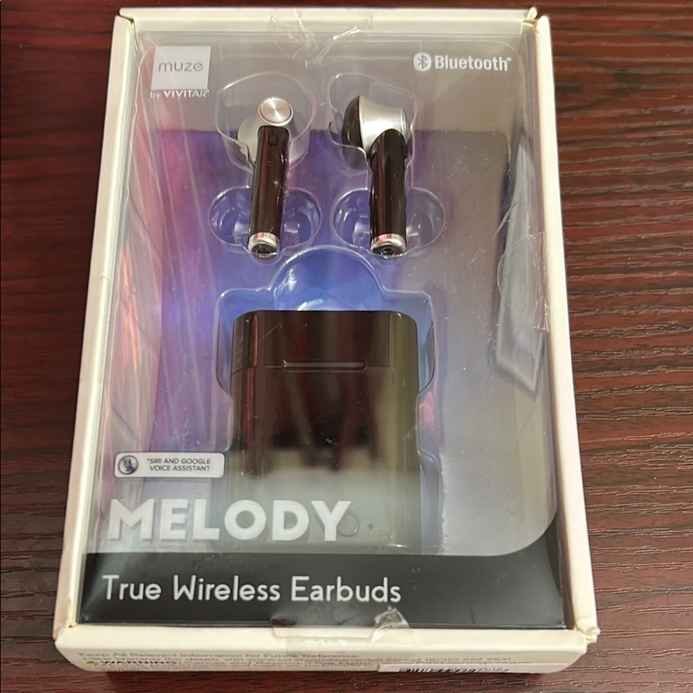 Vivitar Melody True Wireless Earbuds - Black